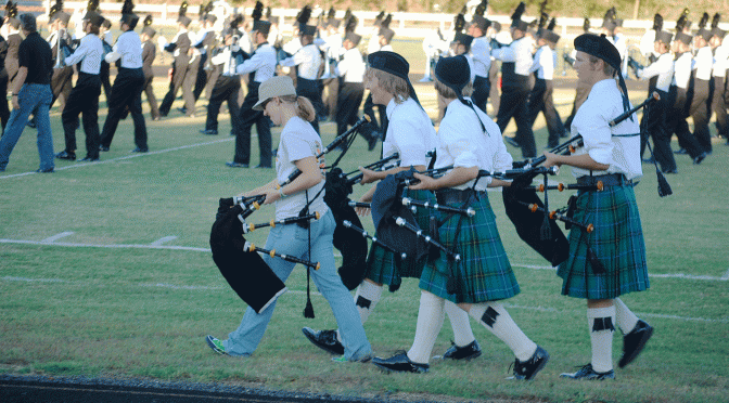 Band marches forward