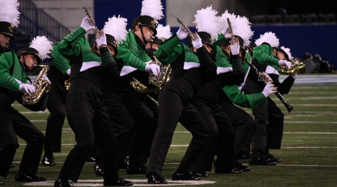 Marching band receives sixth place at finals