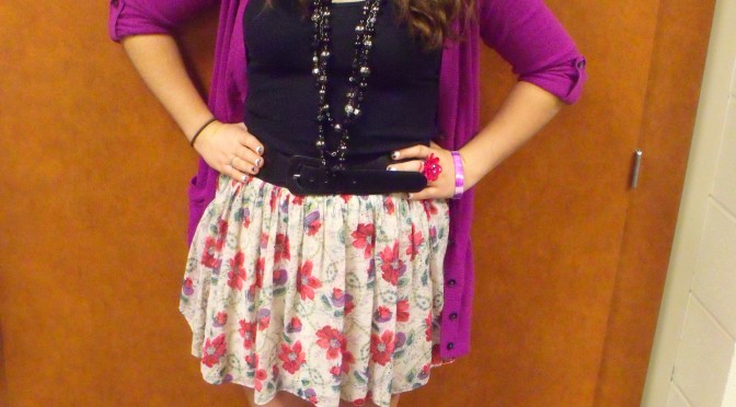 FC Fashion Week: Freshman Mikaela Click displays her sweet floral look